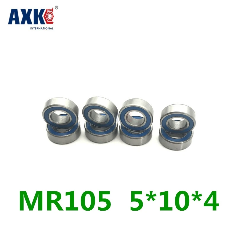 

50pcs/lot Mr105-2rs Miniature Ball Bearings Rubber Sealed Ball Bearing 5x10x4 Mm