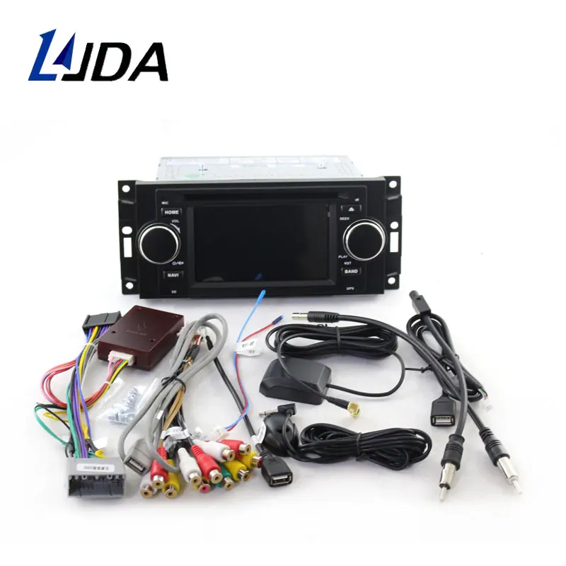 LJDA Android 10,0 автомобильный Радио Мультимедиа DVD gps для Chrysler 300C PT Cruiser Aspen Sebring Dodge caliber джип RAM Grand Cherokee