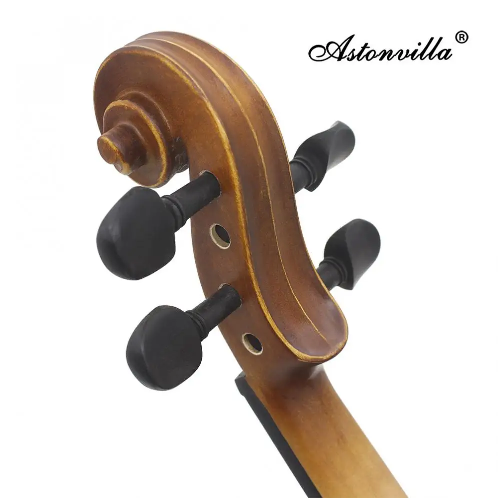 Astonvilla Handmade 4 / 4 Reationary Vintage Violin Exquisite Sub-gloss Varnish Stylish Retro Old-fashioned Fiddle Spruce Panel enlarge
