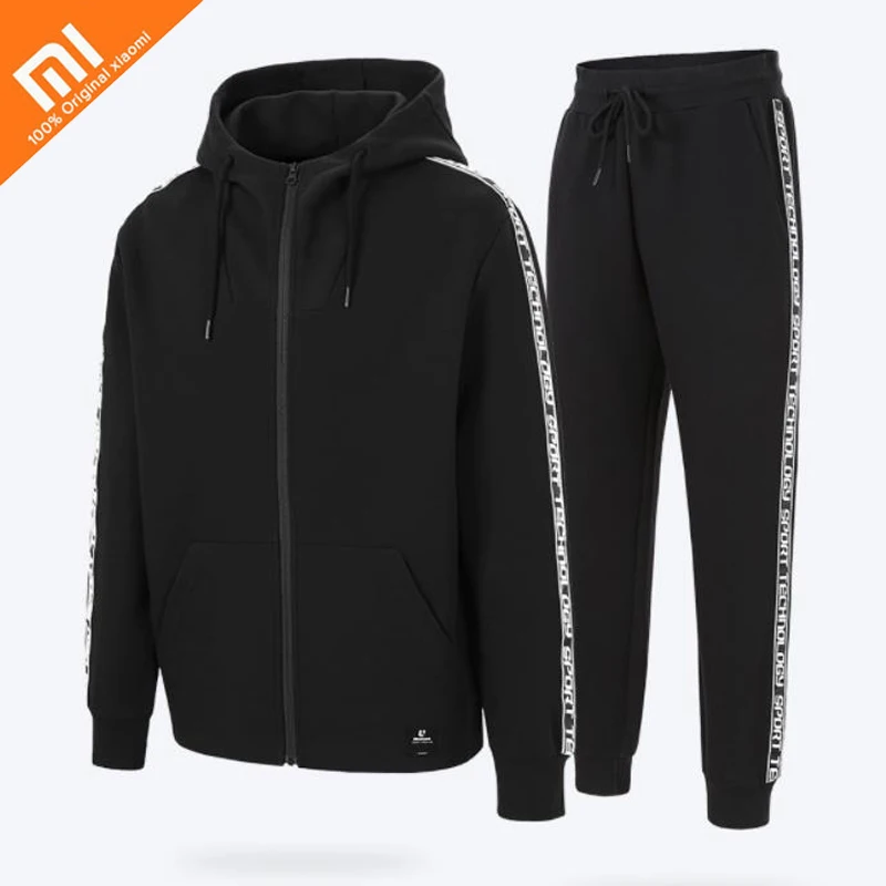 Мужской спортивный костюм xiaomi mijia ULEEMARK повседневный свободный с лентами Осень