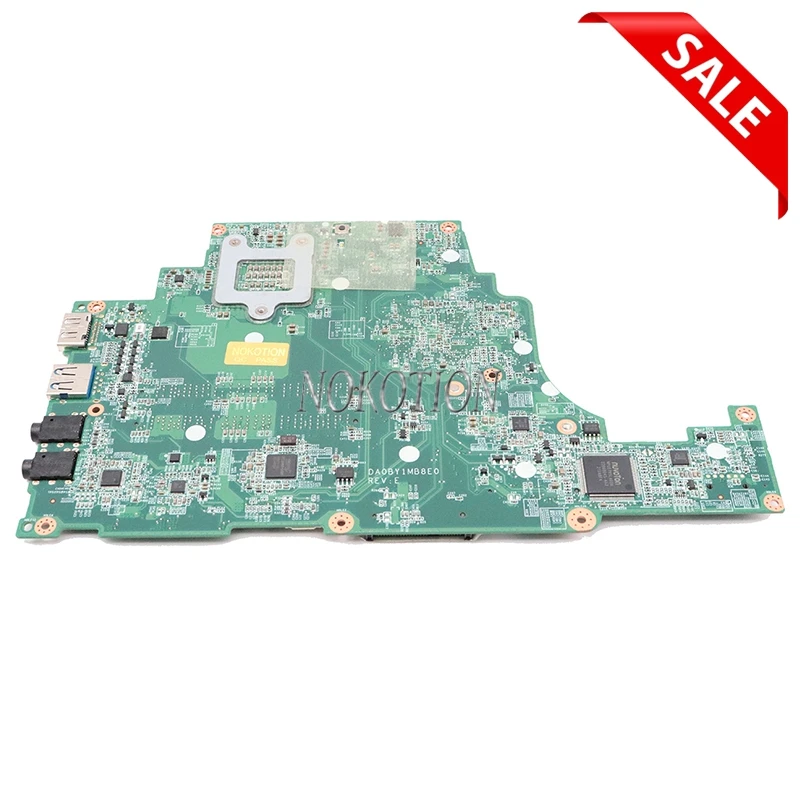 Материнская плата NOKOTION для ноутбука Toshiba Satellite U840 U845 DA0BY1MB8E0 A000211530 материнская I3-2377M