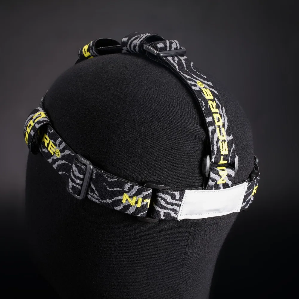 Лидер продаж эластичный Противоскользящий нейлоновый ремень NITECORE HB02 для головы 3