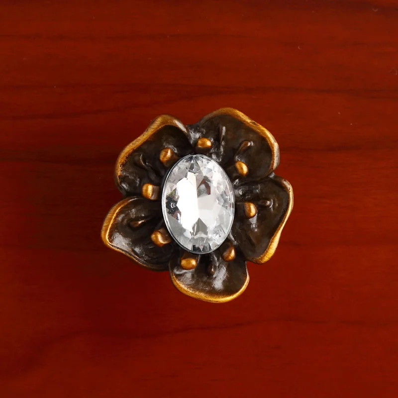 Топ Дизайн 5 шт. Европейский антикварный стиль кухонная дверь мебель ручка шкаф