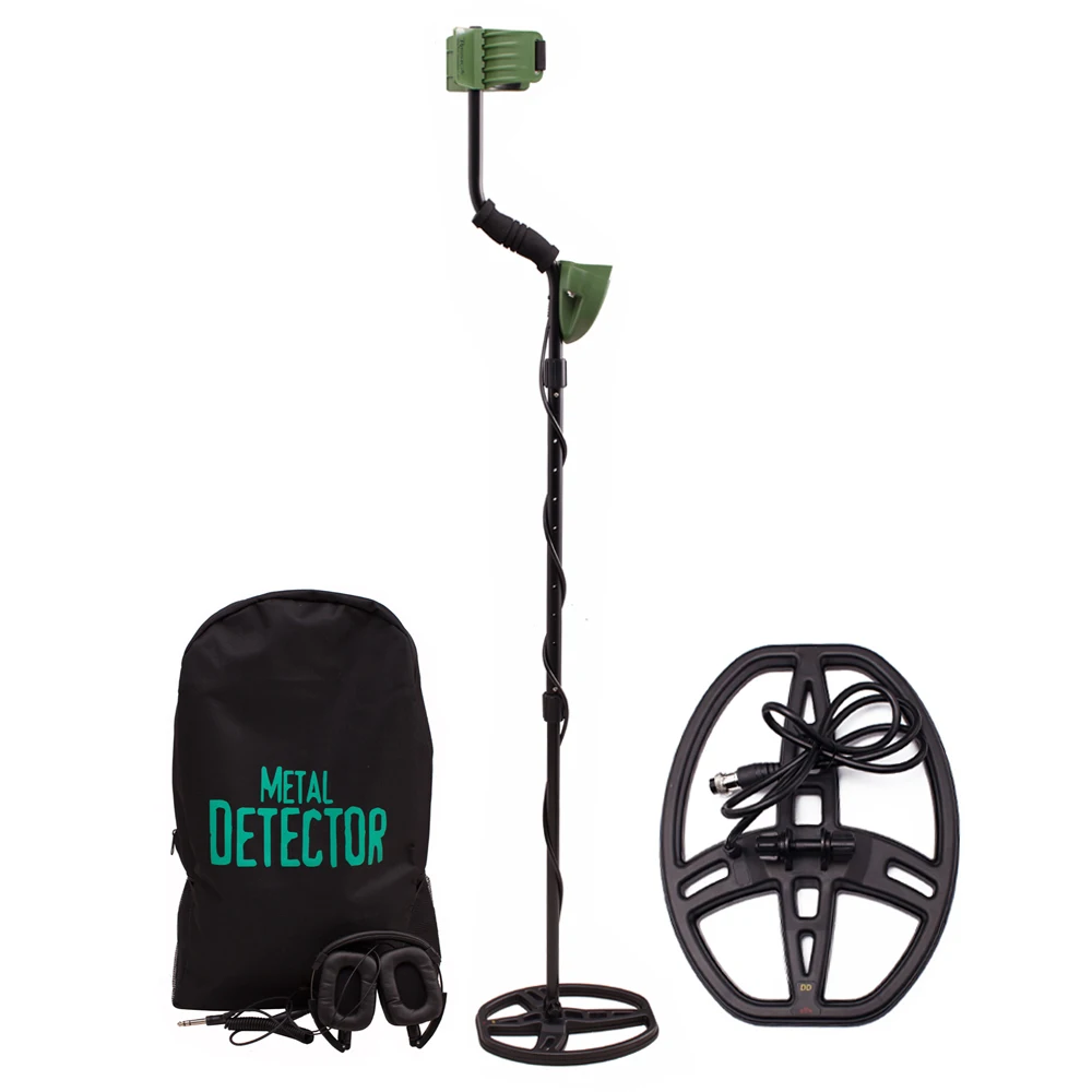 High Sensitivity MD6350 Professional Metal Detector Underground Search with Waterproof Coil and Headphone Pinpointer Hunter Gold
