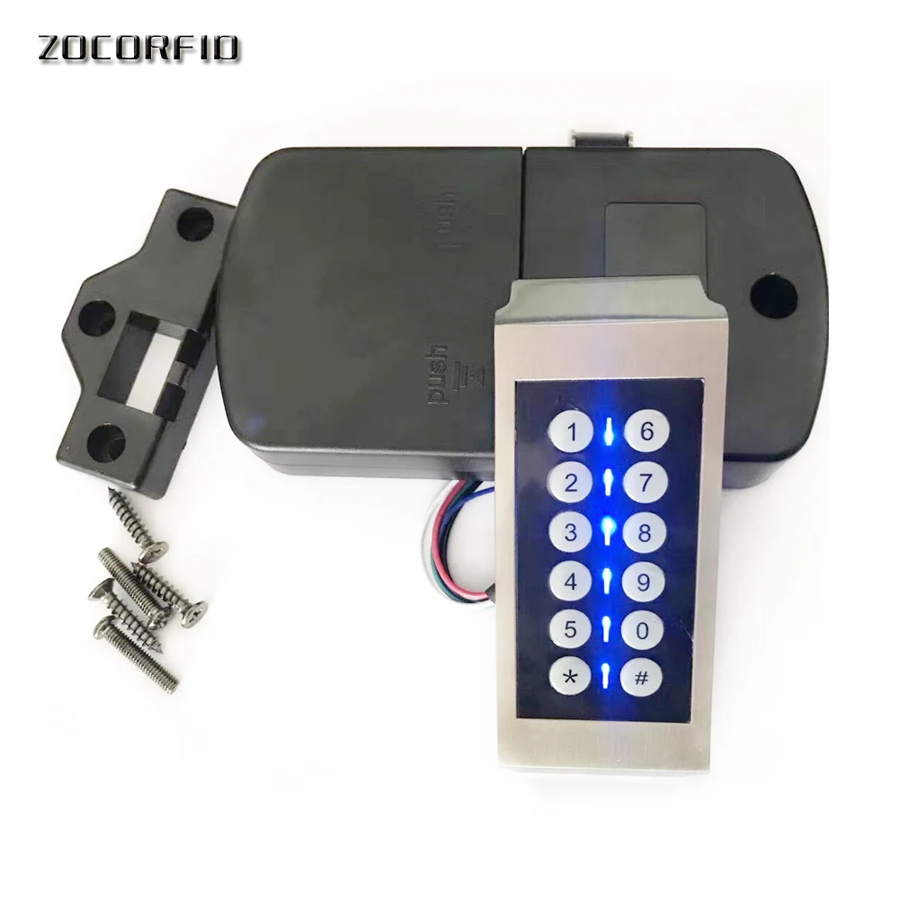 

Temporary or fixed password Keypad Password Key Access Lock Digital Electronic Security Cabinet Coded Locker Cabinet Lock