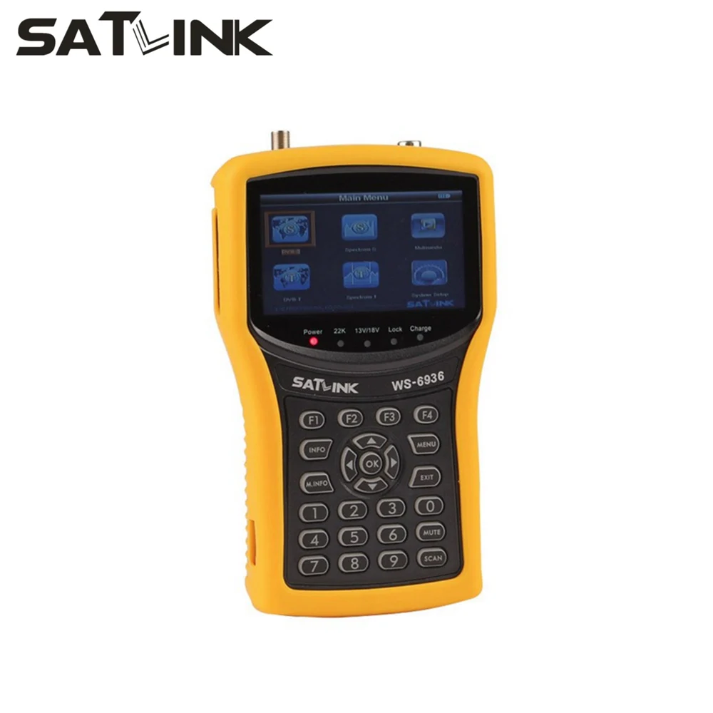 4.3inch LCD SATLINK WS6936 DVB-S &amp DVB-T Combo Signal Finder Meter WS-6936 | Электроника