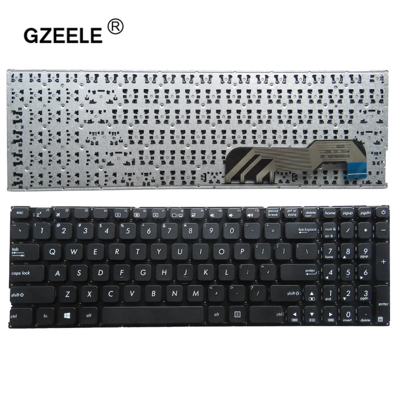 Новая английская клавиатура GZEELE для ноутбуков Asus X541 X541U X541UA X541UV X541S X541SC X541SA X541UJ без