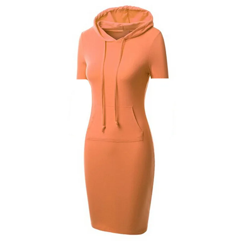 Женское однотонное платье свитшот в полоску с капюшоном новинка 2019 весенне