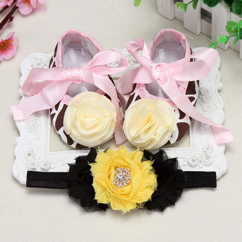 Цвета слоновой кости пинетки для новорожденных Крещение обувь маленьких девочек