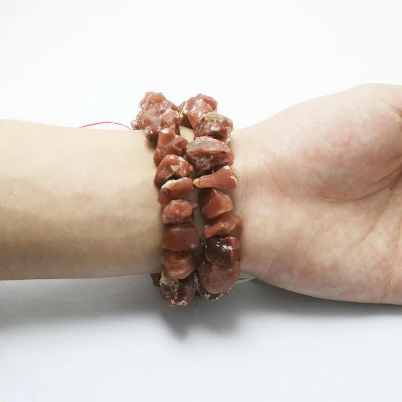 42 шт. необработанные дымчатые розовые хрустальные бусины перфорированные из