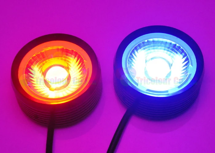 Autoec LED Strobe 2*10 20 Вт Орел Ангел корова Eyes DRL Предупреждение свет с объектив синего и