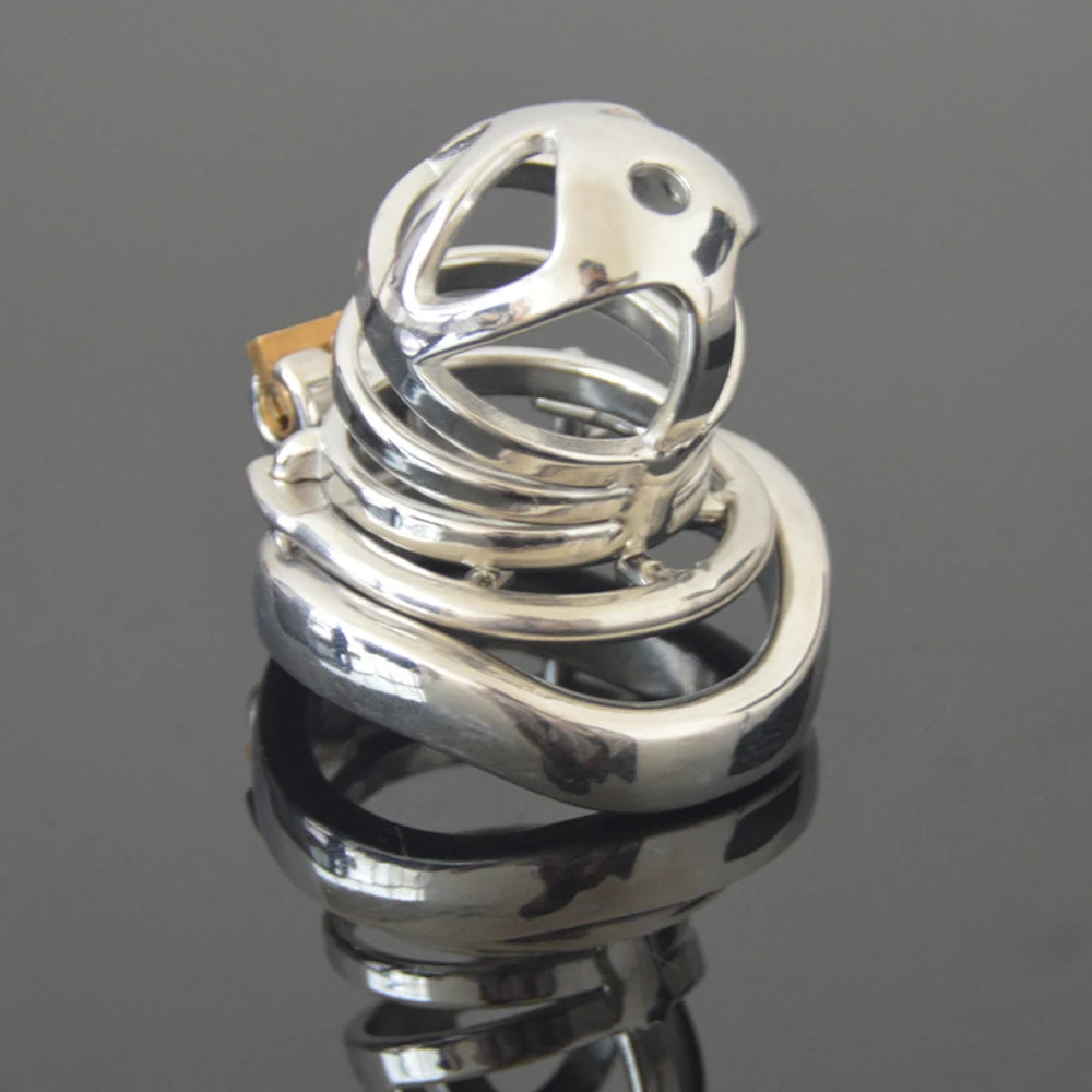 65 мм Длинный заключенный из нержавеющей стали Мужской пояс целомудрия интимные