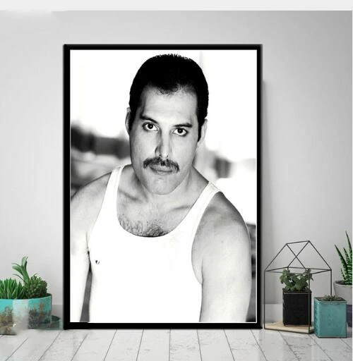 Художественный постер Queen Freddie Mercury постеры Rhapsody в богемном стиле и искусство на