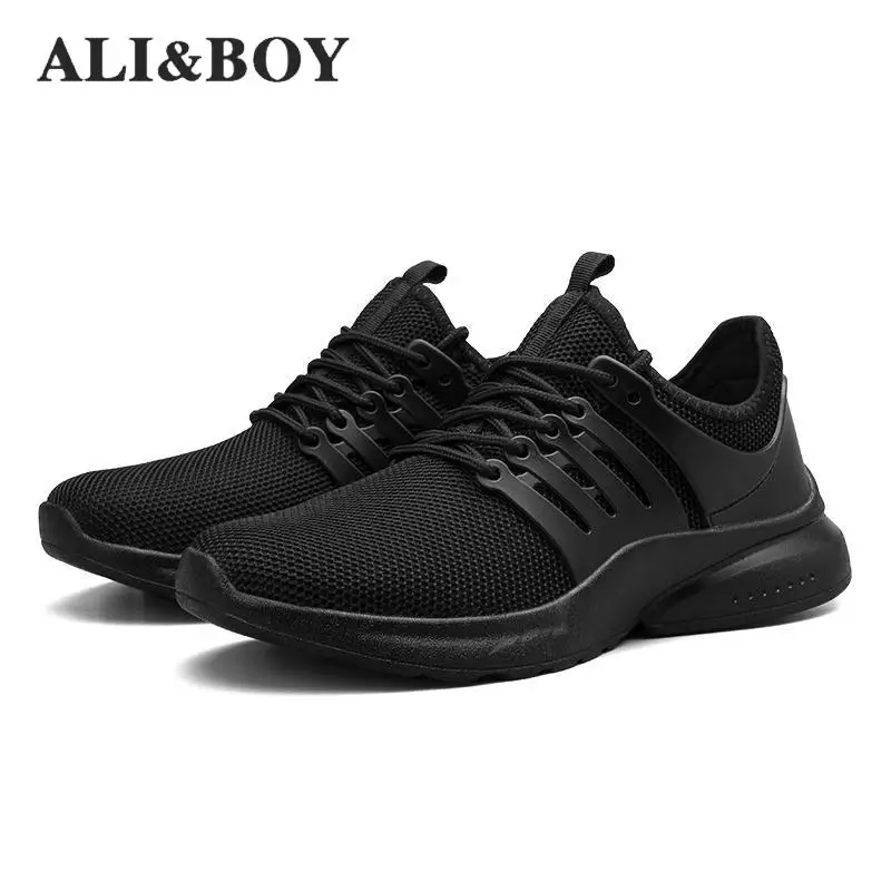 Новинка 2018 мужские кроссовки для бега Черная спортивная обувь Zapatos Corrientes De Verano Red
