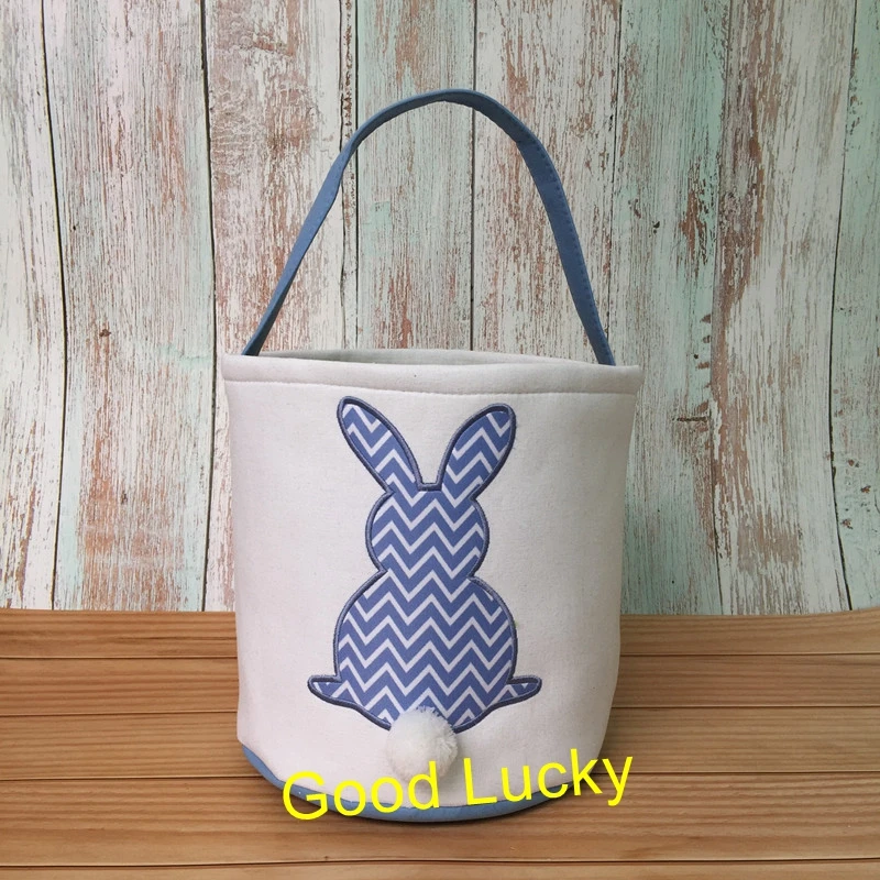 30 шт./лот оптовая продажа пасхальное ведро с монограммой в полоску китайские