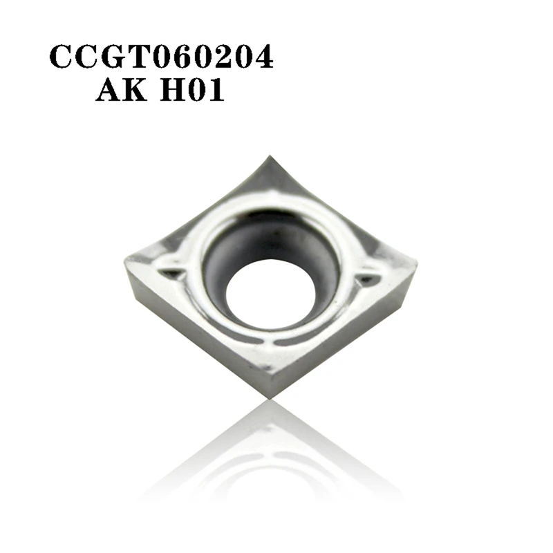 CCGT060204 AK H01 CCGT0 60204 алюминиевый резак лезвие вставка для режущего инструмента