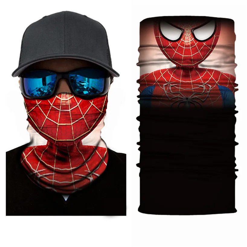 Человек-паук велосипедные маски для лица Балаклава Влагу Головные уборы