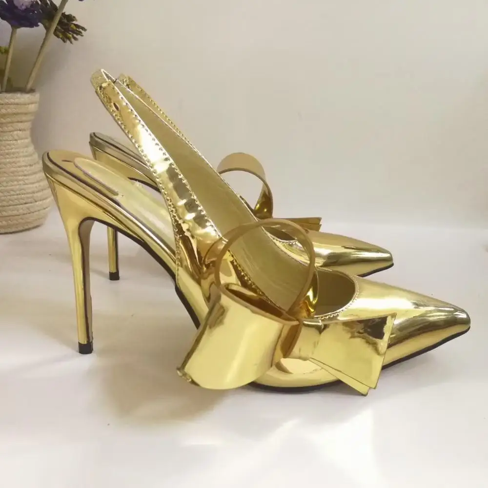 2019 sapato feminino Золотая Серебряная бабочка украшенная бантом женские туфли с
