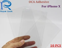 250um oca clear optical adhesive for iphone x oca glue for ix ipx lcd glass glue film easy tear stick repair parts 10pcs