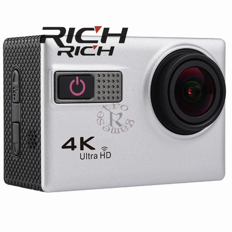 Богатая Экшн-камера F68 F68R Novatek 96660 Voice с широким углом обзора 170D 4K 2 дюйма HDMI водонепроницаемая Спортивная камера Go Pro