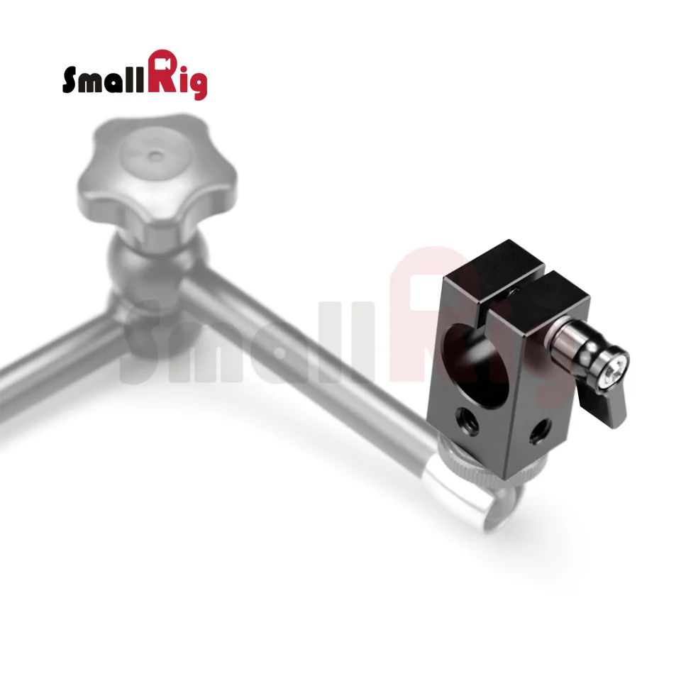 SmallRig камера Одноместный Railblock 19 мм стержень зажим Dslr Rig с четырьмя 1/" нитями, Wingnut-черный-1063