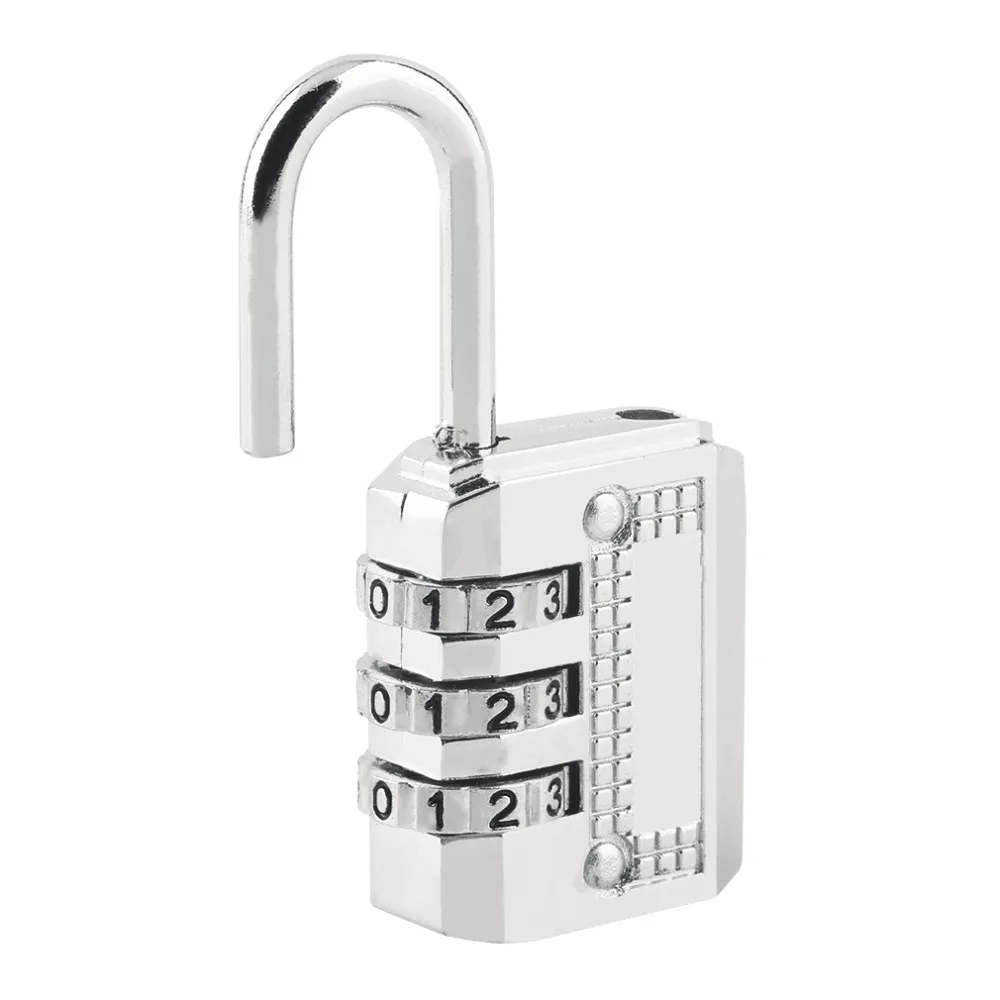3/4 Dial Combination Padlock Locker Door Toolbox Luggage Suitcase Lock | Обустройство дома
