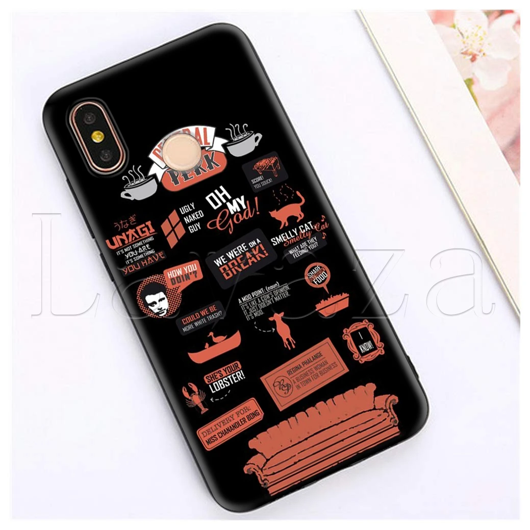 Lavaza Central Perk Coffee friends tv show Silicone Case for Xiaomi Redmi Note 4 4X 4A 5 5A 6 6a 7 8 Pro Go Prime Plus | Мобильные