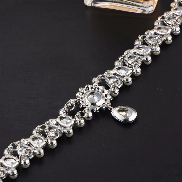 17 км boho воротник choker капли воды хрустальные бусины choker ожерелье& кулон винтаж имитация перл себе бусы макси ювелирные изделия