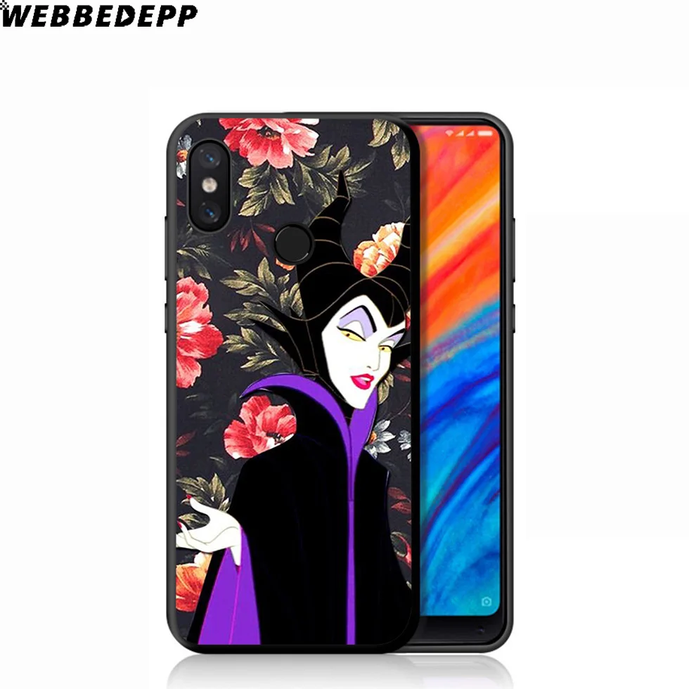 WEBBEDEPP Witch Maleficent Soft Case for Xiaomi Mi 9T 9 8 SE 6 A1 A2 A3 Lite MiA1 MiA2 MiA3 F1 MAX 3 Mi8 CC9E CC9 |