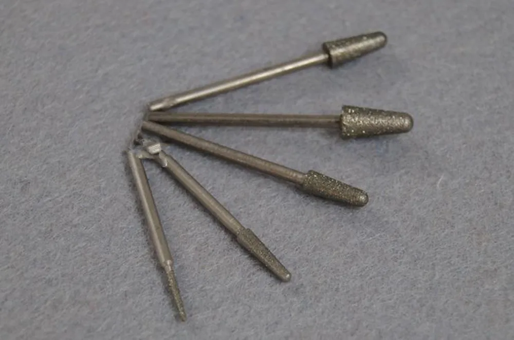 6 шт./лот оптическая ось круглый шлифовальный стержень 2 35 мм Алмазные Боры для