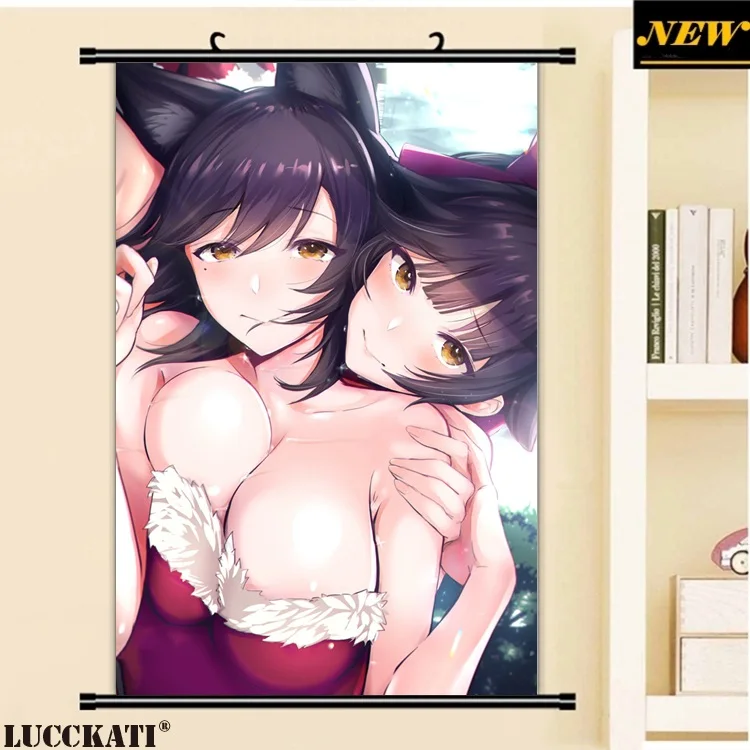40X60 см Azur переулок Bilan Hangxian игра cameltoe Сексуальная лоли мультфильм аниме Настенная картина плакат прокрутки Ткань Холст Живопись 27