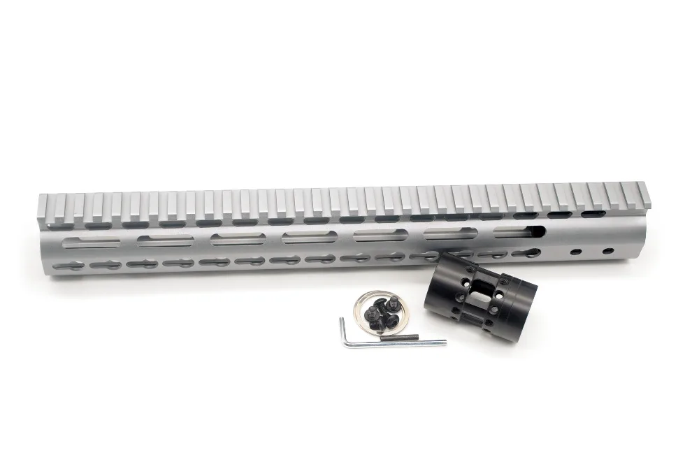 Высокое качество бесплатно поплавок серый 13 5 дюйма Длина Keymod Handguard для M16 AR 15 M4|free