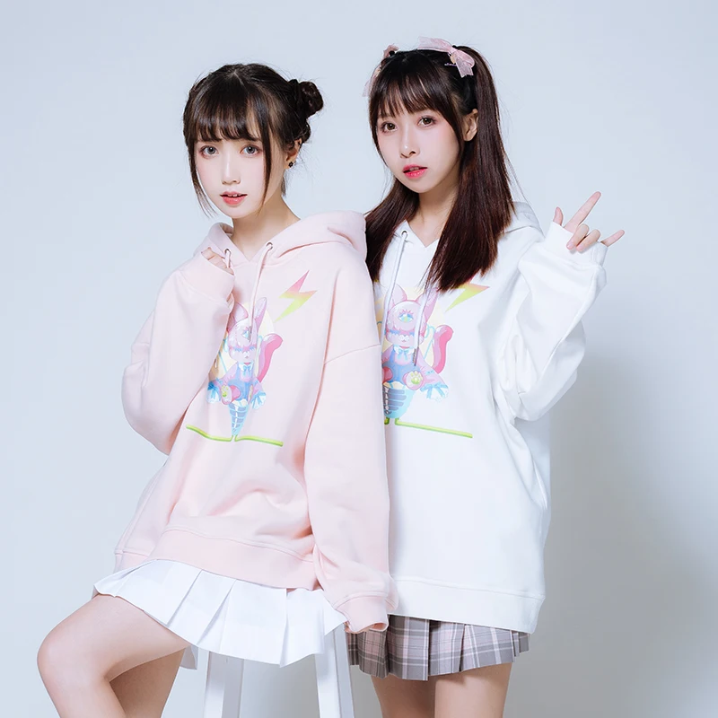 Милые толстовки принцессы в стиле Лолиты Оригинальный светильник с принтом виде