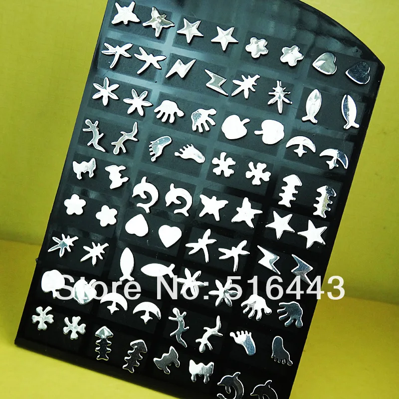 Женские и мужские серьги-Пусеты Из Нержавеющей Стали 144 шт. A-058 | Украшения