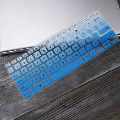 GradualBlue Силиконовая клавиатура для ноутбука, защитный чехол для ASUS VivoBook S13 S330UN s330ua S330U s330 adol13 ADOL 13 13,3 дюймов - Цвет: GradualBlue