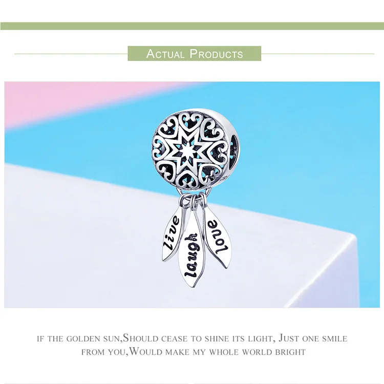 S925 серебро fit Pandora браслет Единорог пчела птица сова украшения с перьями в форме губ с надписью Kiss Сердце Корона ключ Звезда бусины с клевером для браслетов