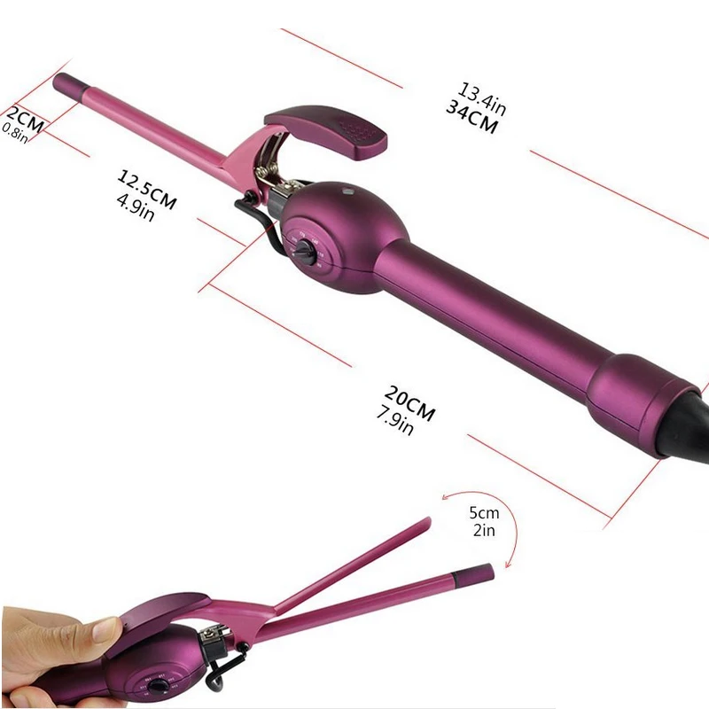 Щипцы для завивки волос 9 мм профессиональные щипцы роликовые rulos krultang magic care