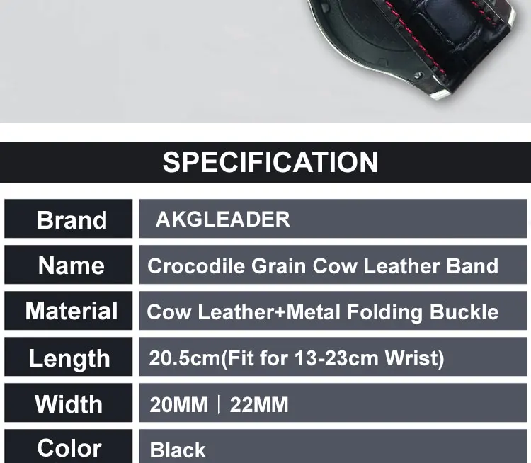 Akgleader 20-22 мм ремешок на запястье для samsung Шестерни S3 Шестерни S2 натуральная кожа часы ремешок для huawei часы Американская классификация проводов 2р ремешок для Xiaomi Huami Amazfit 2