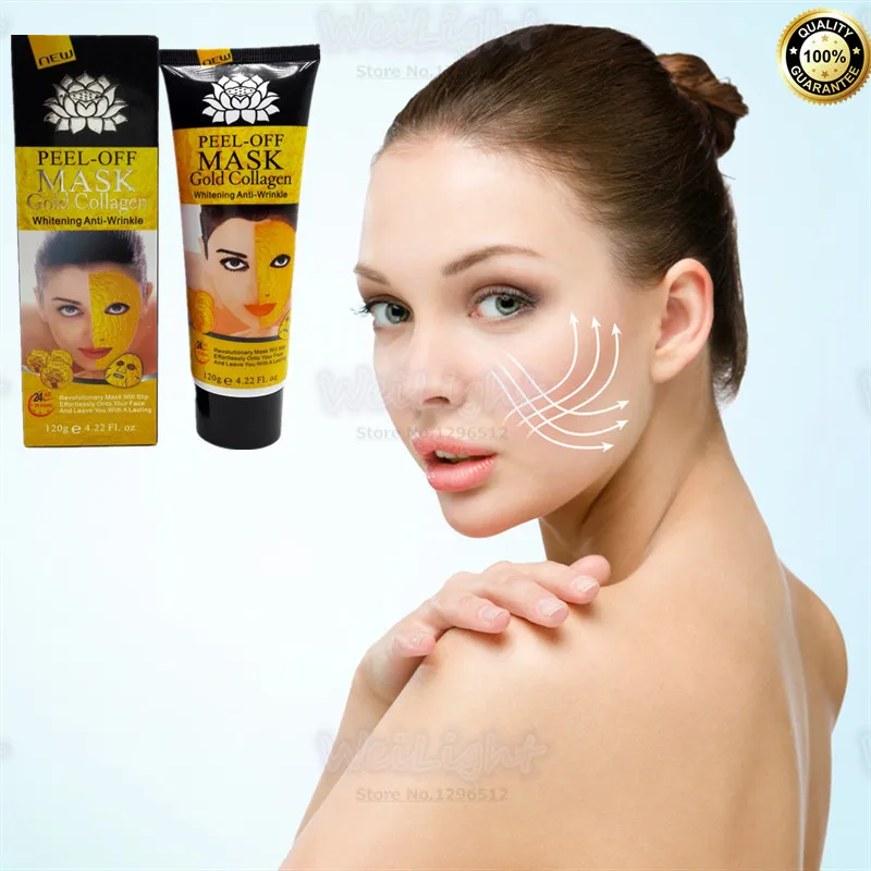 Изумительный эффект против старения кожи Золотой Коллаген уход за грязью маска