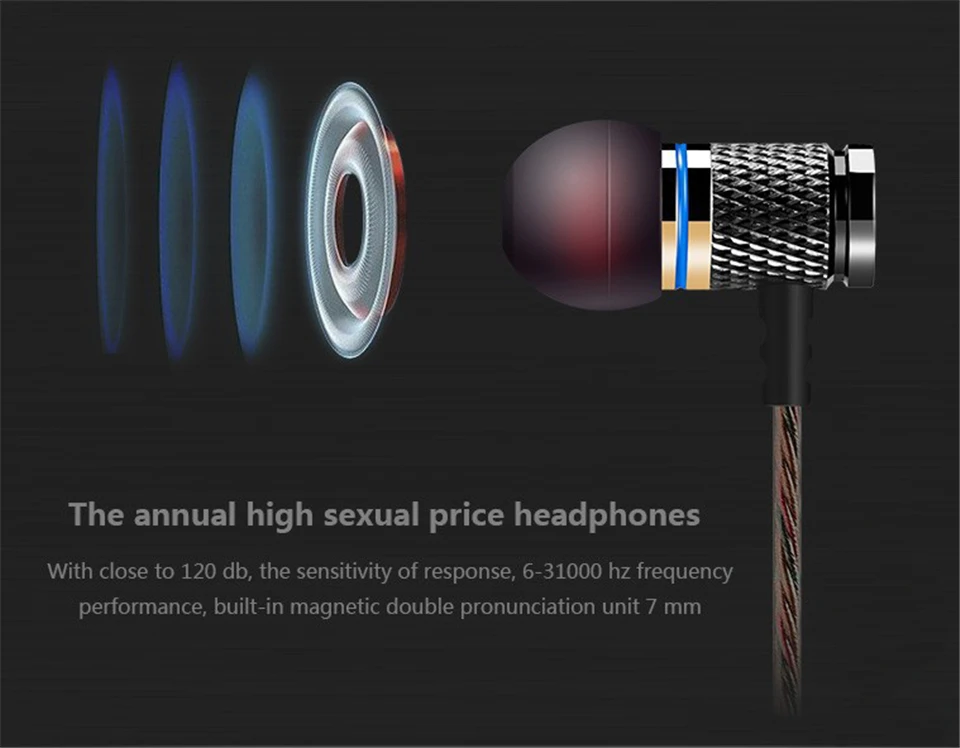 QKZ HiFi металлические наушники-вкладыши с тяжелыми басами, качество звука, музыка, профессиональные наушники для мобильного телефона, гарнитура fone de ouvido DM6