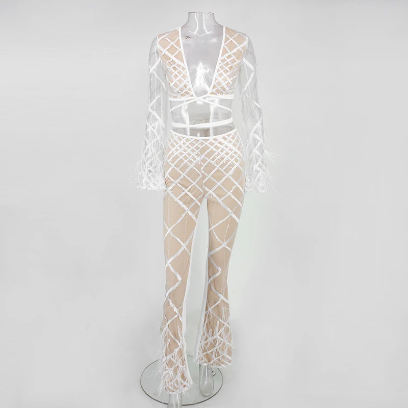 DRESSMECB 2018 Новый Модный женский комбинезон Дамский Сексуальный Комбинезон с
