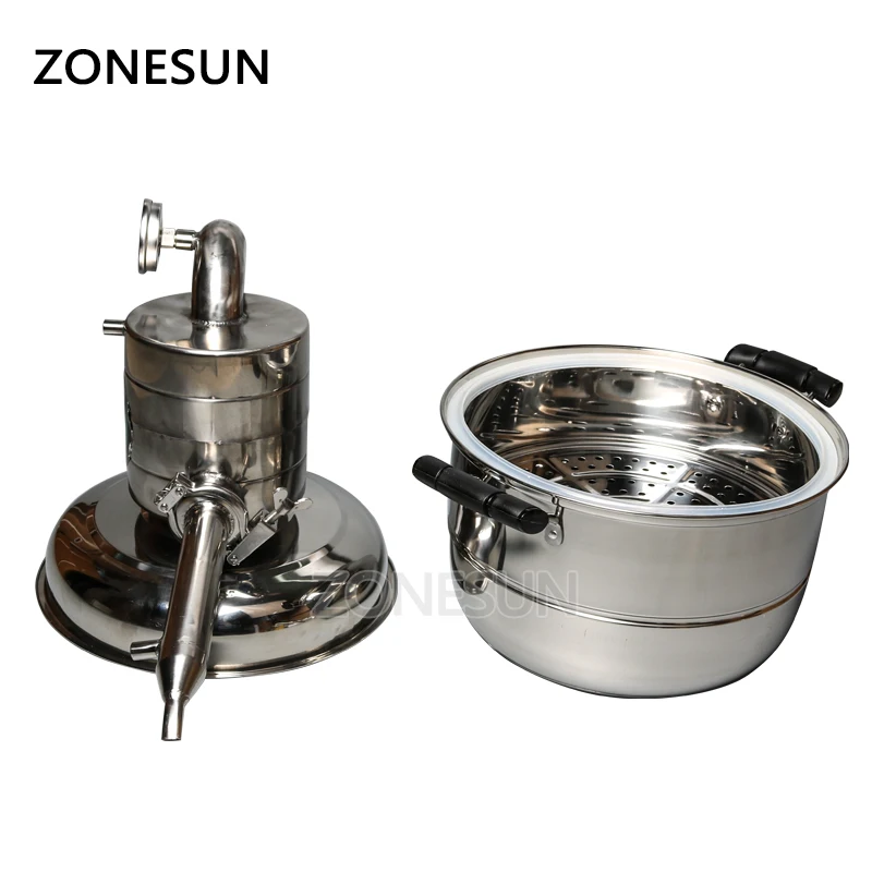 Дистиллятор для вина ZONESUN 10L набор барных принадлежностей эфирного масла бойлер