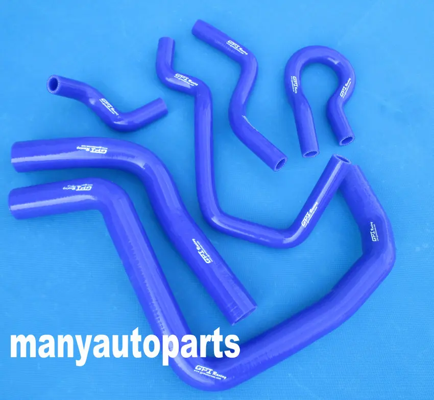 Силиконовый шланг нагревателя радиатора для Honda CIVIC Type R DC2 EK4 EK9 B16A B синий