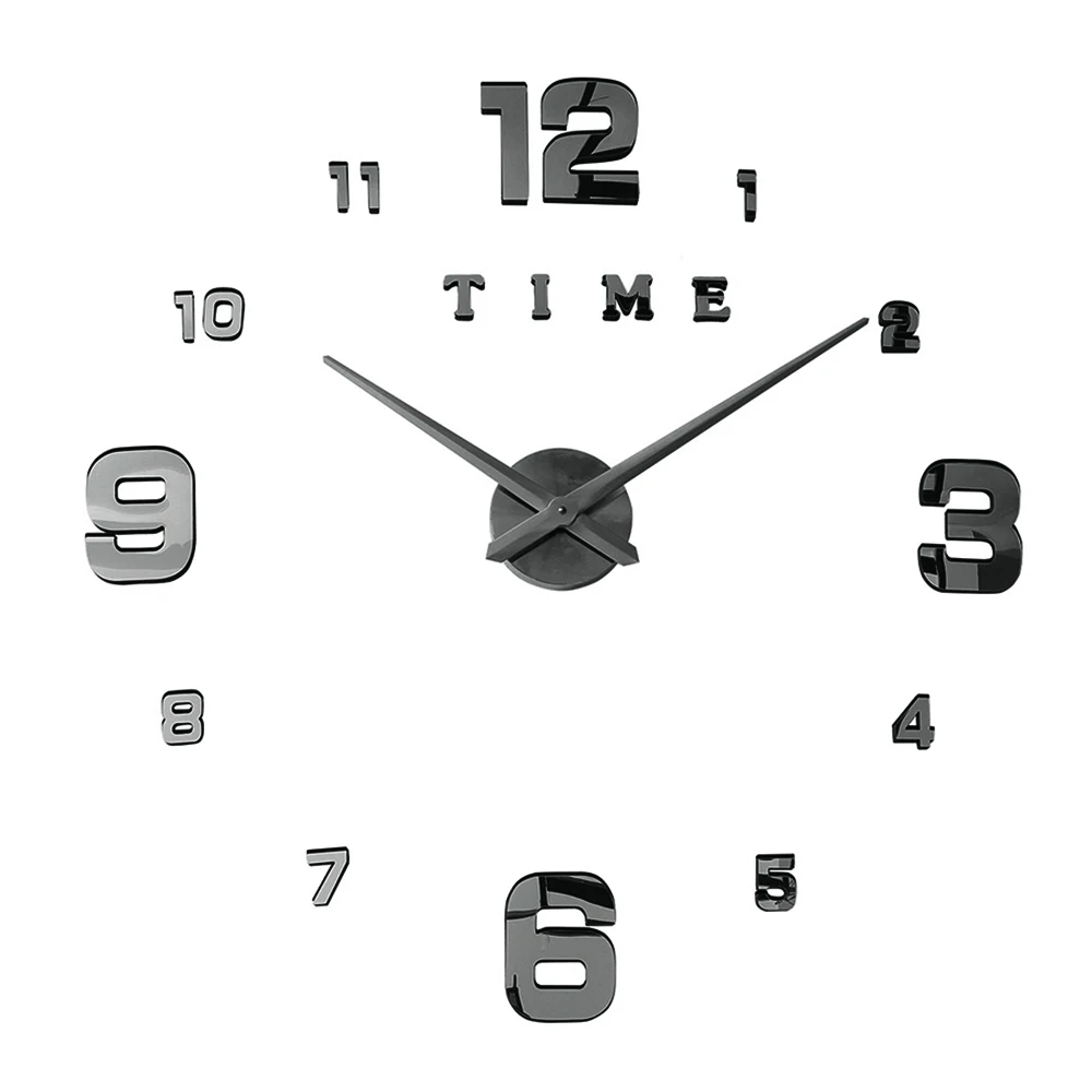 Saat часы цифровые настенные часы Reloj Horloge Duvar Saati Klok Orologio da Parete Wandklok светящиеся 3D большие бесшумные