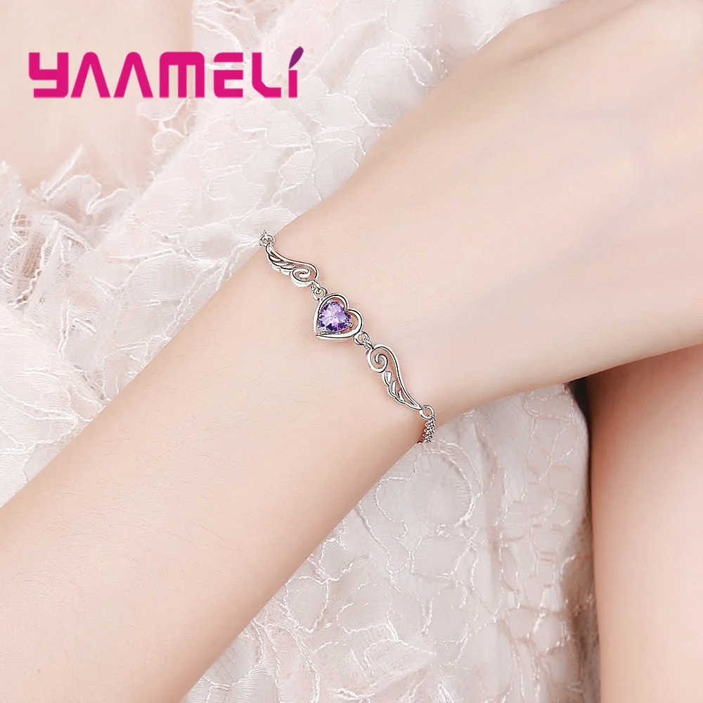 Бесплатная доставка милые ювелирные украшения женщина милый фиолетовый цвет