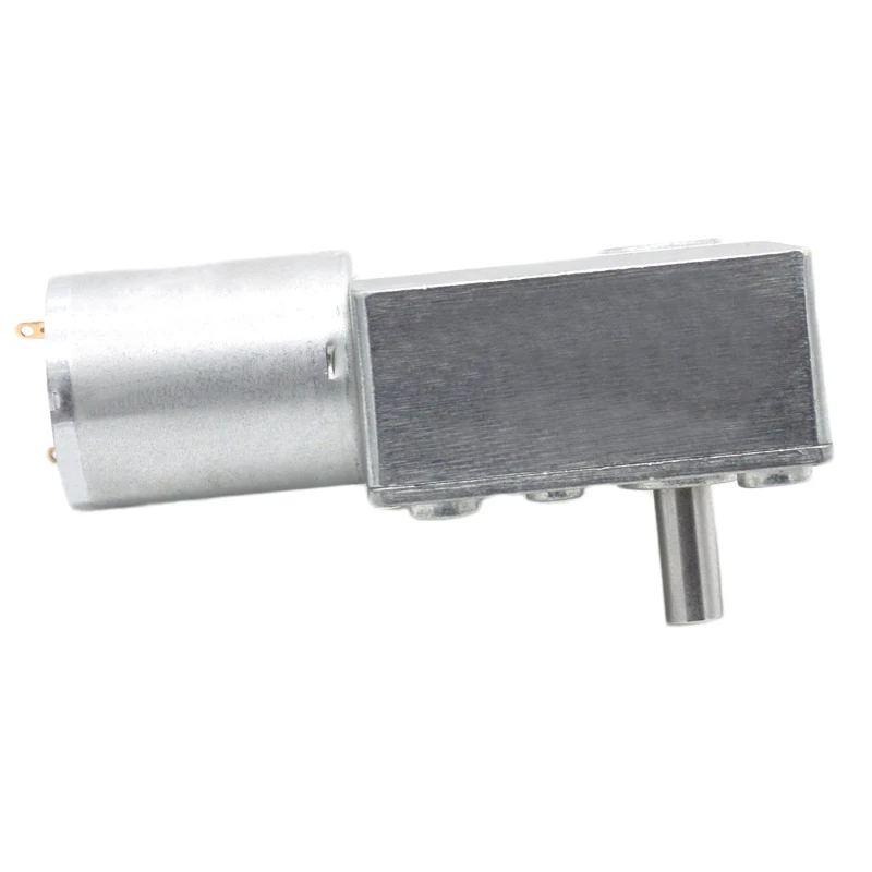 DC 12V Шестерни редукторный двигатель с высоким крутящим моментом червь Реверсивный Turbo Шестерни ed двигатель 2/6/10/18/40/160/375 об/мин Электрический Шестерни мотор