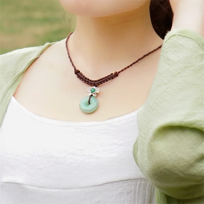 Новые женские подвесные ожерелья &quotсделай сам&quot в виде цветов винтажные Модные