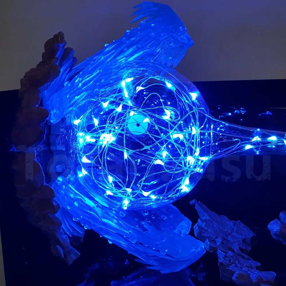 Dragon Ball фигурка Сон Гоку Kaiohken power Effect сцена Игрушка figulas Dragon Ball Lampara светодиодный Goku Kamehameha DBZ лампа кукла