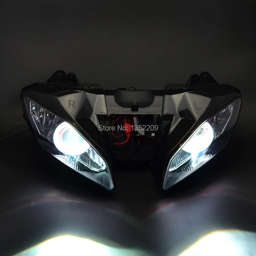 Новый Angel Halos Demon Eyes 35 Вт HID проектор фара в сборе подходит для Yamaha YZF R6 2008 2014|yzf|yzf r6yzf