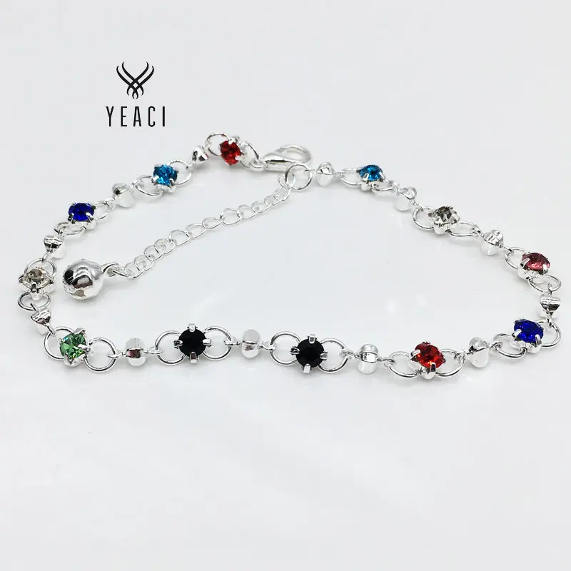 

Wholesale Little Bell Anklet Bracelet Rose Gold Titanium Steel Women Girl Lover Barefoot Anklet Fashion Foot Chain Jewelry